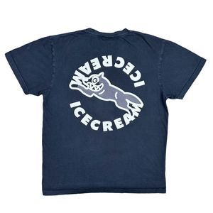 IceCream | Pharrell x Nigo *Rare* Black & White Dog Logo Crew Neck Tee - Large